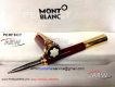 Perfect Replica Montblanc Princess Monaco Gold Clip Red Rollerball Pen (5)_th.jpg